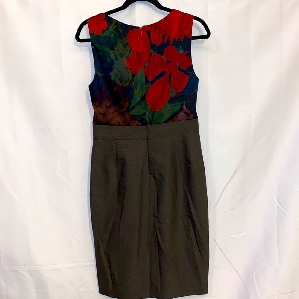 Elie Tahari Silk & Wool Sheath Dress - Picture 2 of 9